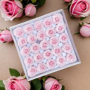 Savon parfumé à la rose pour la fête des mères, bouquet de fleurs artificielles, cadeau avec design de fleurs éternelles, décoration de fête DIY - Product Image 4