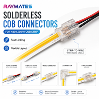 Premium 12V COB LED Şerit 10m 4000K CRI90+ Esnek Noktasız Bant Işık Kendinden Yapışkanlı Yatak Odası Mutfak Ayna Arka Aydınlatması için