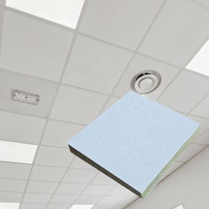 <span class=keywords><strong>Plafond</strong></span> suspendu pour la décoration intérieure avec système de grille en T, dalles acoustiques décoratives, absorption acoustique <span class=keywords><strong>600x600</strong></span>, 600*600 - Product Image 1