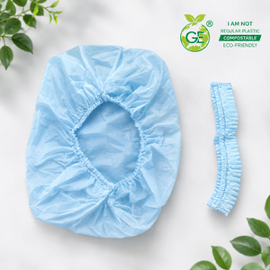 Bonnet de douche écologique compostable, imperméable, biodégradable, réutilisable, protection des cheveux, accessoires de spa - Product Image 3