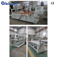 Machine de traitement de charnières à fonction de retournement manuel précise et d'apparence personnalisée pour la fabrication de portes en bois