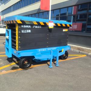 Plataforma Móvil Autopropulsada con Elevador de Tijera Eléctrico Micro Hidráulico, Control Remoto, Altura de Trabajo de 10 m - Product Image 5