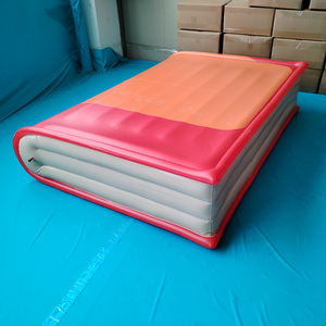 Modèle de livre gonflable géant en PVC de 0,25 mm ou personnalisé, sculpture de pile de livres gonflables en PVC coloré pour la décoration d'événements - Product Image 2