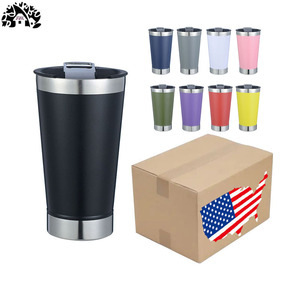 I boccali di birra in acciaio inossidabile a doppia parete da 20 once per bicchieri caldi e freddi da casa all'aperto sono dotati di apribottiglie di grande capacità - Product Image 6