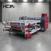Máquina de Transferencia de Calor por Sublimación Rollo a Rollo con Sistema Automático de Corrección de Fieltro