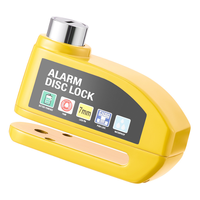 Verrouillage d'alarme de moto Rappel antivol Verrouillage de frein à disque de vélo Protection d'alarme de sécurité sonore forte pour E-Bike Bicycle Scooter