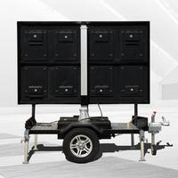 Marché américain produit fini 4mm 5mm écran de camion de haute qualité P5 P4 remorque panneaux d'affichage mobiles panneau LED écran publicitaire LED