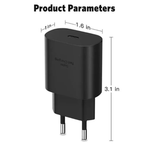 35W EU/US/UK USB tipo C cargador de pared PD carga rápida adaptador de viaje cargador de pared - Product Image 3