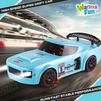 1:24 RC de alta velocidad Drifting Stunt Racing Car 2,4 GHz Radio Control remoto Cable USB incluido para niños Adultos Hobby de simulación