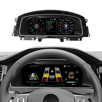 Aijia Fabricant LHD RHD pour écran LCD VW Golf 7 MK7/MK7.5 (2013-2020) 12,3 pouces – Cadres, panneaux, faisceaux de câbles, pièces de tableau de bord pour voiture