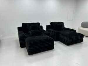 Muebles para el hogar ocio sala de estar sofá cama <span class=keywords><strong>puff</strong></span> tela cómoda cama relajante sofá asiento individual Villa interior salón cama sofá - Product Image 5