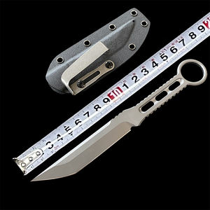 سكين YG826R ذو نصل ثابت مع غمد كايدكس، سكين بقاء للدفاع عن النفس بنصل مستقيم حاد، سكاكين للصيد والتخييم - Product Image 2