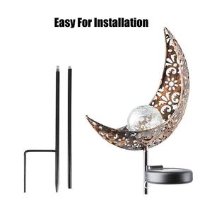 Lámpara Solar de Jardín con Forma de Luna, LED, Exterior, Impermeable, Portátil, con Estaca, 2 Años de Garantía - Product Image 5