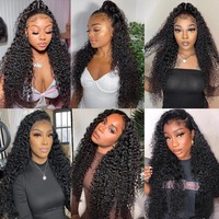Perruques Frontales Full Lace HD Ondulées, Cheveux Brésiliens Non Traités avec Cuticules Alignées, Sans Colle, 13x6, en Gros, pour Femmes Noires