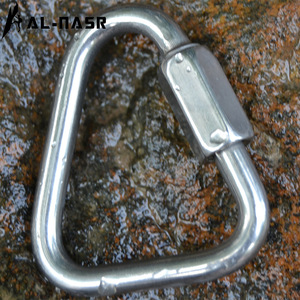 Al-Nasr Triangular Carabiner 316 Stainless Steel Safety Lock Buckle High Load Capacity - Product Image 1