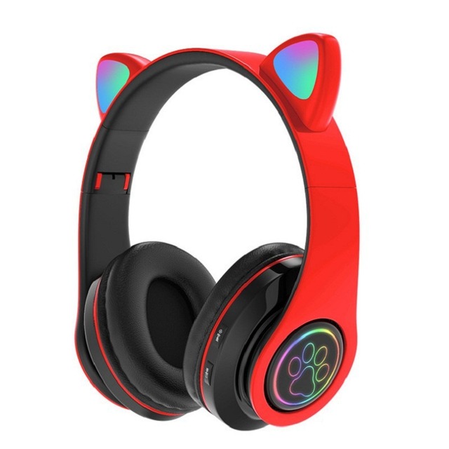 Best Selling Cute Cat Ear Wireless Headphone Sports Stereo Low Latency Hifi Gaming Earphones Headset