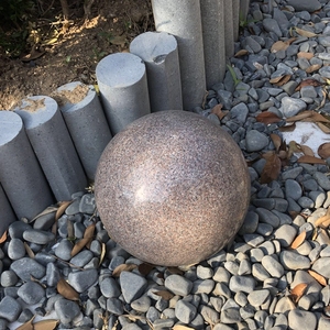 <span class=keywords><strong>Fontaine</strong></span> rotative de jardin grise, surface polie, utilisée pour la décoration - Product Image 2