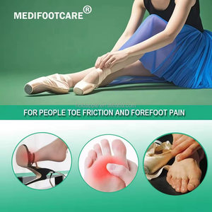 MediFootCare – embouts en Gel de Silicone pour filles et femmes, chaussures <span class=keywords><strong>d</strong></span>'athlète de danse à <span class=keywords><strong>Pointe</strong></span> de Ballet souple, coussinets <span class=keywords><strong>d</strong></span>'orteils HA00781 - Product Image 6