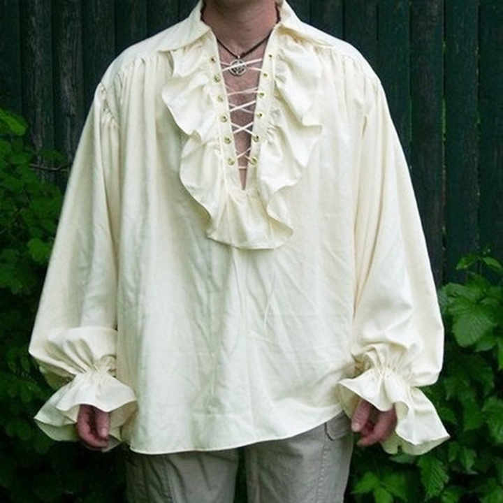pirate ruffle blouse
