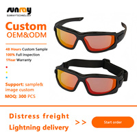 Nouvelles Lunettes de Soleil Tactiques de Sport en Plein Air, Lunettes de Tir de Sécurité Réglables, Lunettes Tactiques Utilitaires pour Adultes