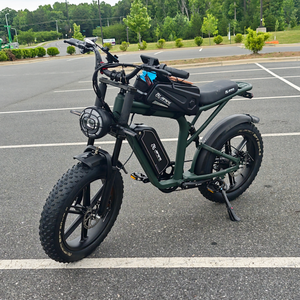 Vélo électrique de ville et de loisirs 20 pouces avec batterie amovible longue portée 48V 17Ah et sac de rangement pour les trajets quotidiens et les déplacements en banlieue - Product Image 2