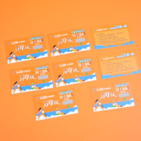 Livraison Rapide Cartes de Visite Personnalisées en Papier d'Art Premium, Billets de Loterie à Gratter pour Utilisation en Lot et en Paquet