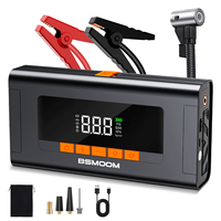 Mini démarreur de batterie 12V 2800A avec éclairage LED et gonfleur de pneus portable pour voiture, camion, moto – Kit d'urgence personnalisable avec logo