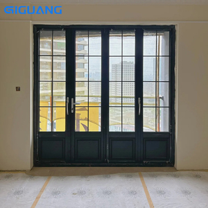 Qiguang nfrc Hurricane impact House, soundproof ประตูระเบียงอลูมิเนียมพับได้ประตูพับกระจกหีบเพลง - Product Image 2