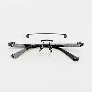 Gafas de lectura sin montura de doble puente de madera, magnéticas, progresivas, multifocales, superventas, al por mayor desde China - Product Image 5