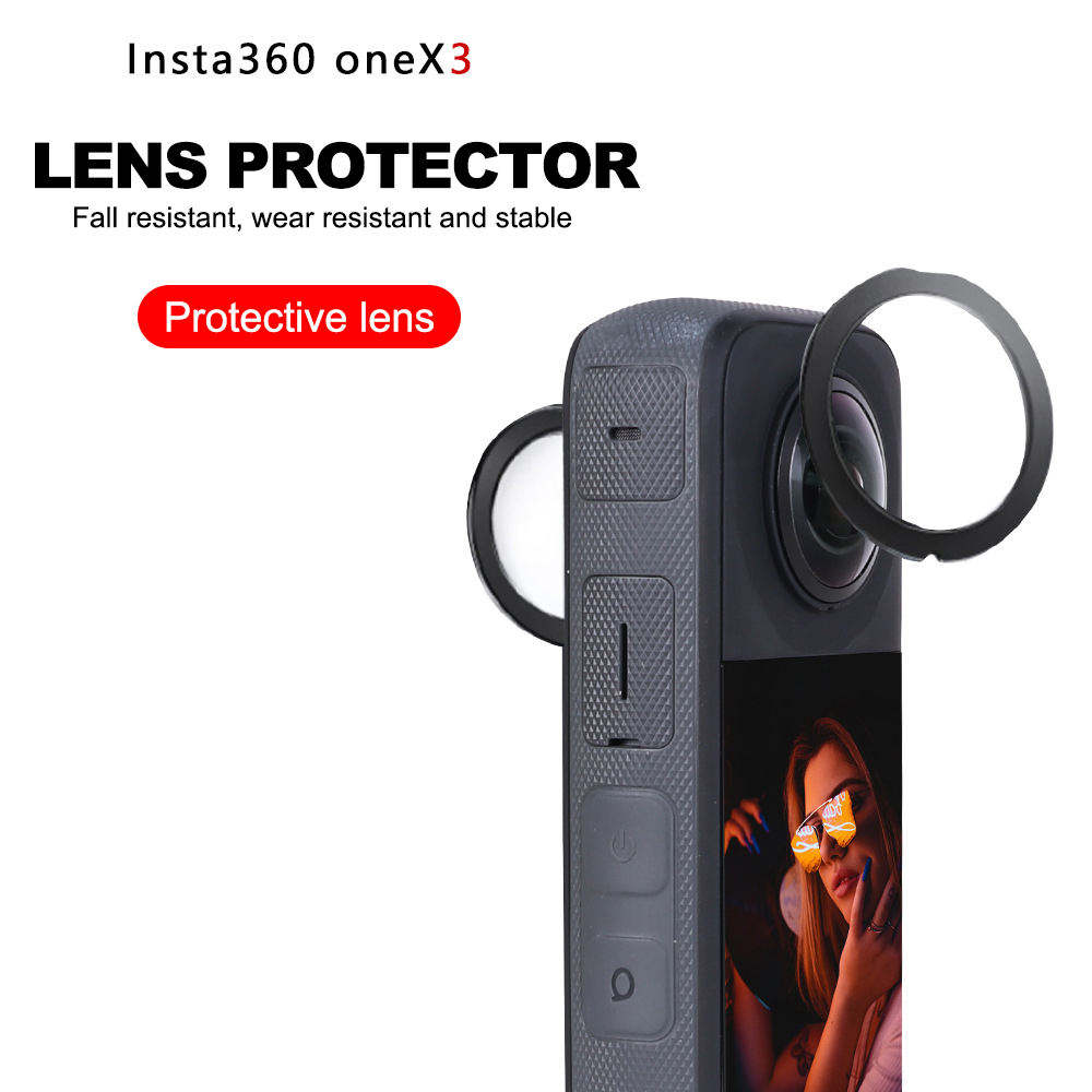 Hongdak Insta360 X3 Action Camera Accessories Sticky Lens Guards Action Camera Accessories