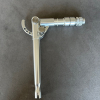 Canne à pêche à la traîne réglable en aluminium sur mesure # 2 # 4 cannes à pêche robustes pour la pêche en eau salée de gros gibier