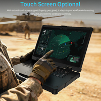 Nuovo Laptop Robusto 14 Pollici Windows 10/11 Intel Core I7 4G NFC 1000 Nits Batteria Rimovibile IP65 Impronta Digitale Workstation in Inglese