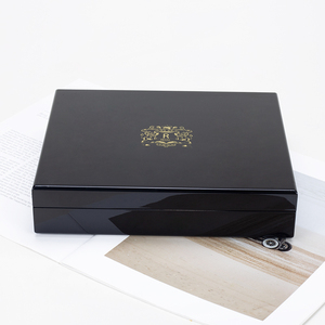 Cajas de madera de laca de piano personalizadas, caja magnética de MDF para joyería, paquete de reloj de perfume, caja de perfume de madera - Product Image 3