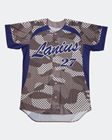 Jersey Baseball Jahitan Custom Meksiko, Bahan Polyester Cepat Kering, Model Throwback, Kancing, Cetak Sublimasi