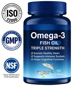 Aceite de Pescado Omega-3 Triple Potencia en Cápsulas Blandas, Apoya la Salud del Corazón, el Sistema Inmunológico y la Función Cognitiva, 60 Unidades, Suplemento Dietético - Product Image 6
