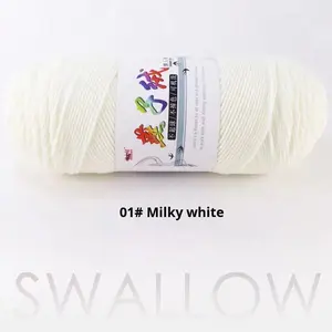 YC 5ply 200g fil de coton de lait fil de crochet de coton acrylique - Product Image 5