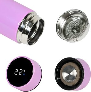 Termo inteligente de oro rosa brillante personalizado, taza de vacío Digital de sublimación en blanco - Product Image 4