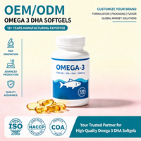 Gélules d'Oméga 3 DHA OEM ODM Marque Privée Vente en Gros 2000mg EPA DHA Huile de Poisson de Mer Profonde Soutien Cérébral pour la Santé Cardiaque