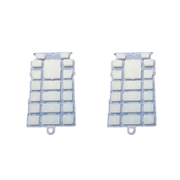 Composants de clavier en caoutchouc de silicone personnalisés avec des plaquettes conductrices, pièces revêtues pour appareils électroniques, haute durabilité, certifié RoHS