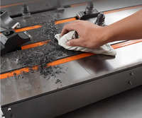 Bande de couverture pour rainure en T et bande d'étanchéité en caoutchouc anti-poussière pour table de travail de machine de fraisage CNC