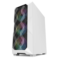AntarcChill PC Cooling Server Case Cor Sair ATX Chassis Water Cooling White/Black 120mm Fans Gaming Computer Case