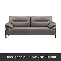 Liyu Empfangsbüro-Sofa Modulare Sektional-Couchgarnituren mit Schwammfüllung und PU-Lederbezug für Wohnungen und Lagerhallen