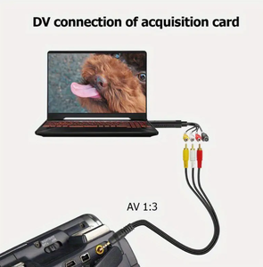 Dispositif de capture vidéo analogique 1080P avec entrées S-<span class=keywords><strong>Video</strong></span> et Composite pour la préservation et l'archivage vidéo, convertisseur RCA vers USB - Product Image 2