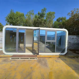 Mini cabine Apple de luxe bon marché 20Ft 40Ft Conteneur étanche maison préfabriqué Portable bureau Pod pour appartement voyage - Product Image 2