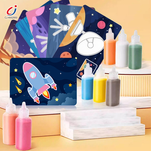 Juguete de Pintura de Arena Chengji, Materiales Educativos, Tema Espacial de Dibujos Animados, Juguetes Promocionales, Kit de Pintura <span class=keywords><strong>para</strong></span> Niños, <span class=keywords><strong>Manualidades</strong></span> - Product Image 1