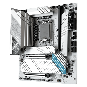 เมนบอร์ด New Jingyue B760M D5 Snow Dream ARGB DDR5 M ATX รองรับซ็อกเก็ต LGA1700 ความจุแรม 96GB สำหรับเดสก์ท็อป รองรับหน่วยความจำ DDR5 - Product Image 2