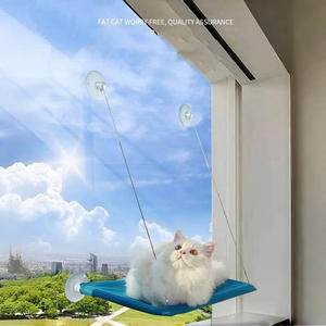 เตียงแมวไร้สายพับเก็บได้เปลญวณติดหน้าต่างแมวเปลญวนหน้าต่างแมวขนาดใหญ่ประหยัดพื้นที่ - Product Image 4