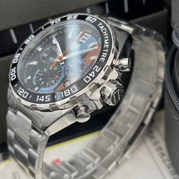 Reloj deportivo de lujo para hombre, de acero inoxidable, 43mm, 20mm, cristal de zafiro, resistente al agua, cronógrafo, cuarzo, Miyota Seiko