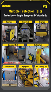 Nouvelle soudeuse multiprocessus ESAB MIG MAG <span class=keywords><strong>MMA</strong></span> 3 en 1, machine à souder à l'arc à inverter, équipement industriel robuste, 0,8 mm, usage en usine - Product Image 6