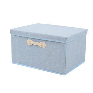 <span class=keywords><strong>Caja</strong></span> de almacenamiento de ropa de algodón y lino, venta al por mayor, cajón plegable, armario, tela, <span class=keywords><strong>juguete</strong></span>, herramienta organizadora de armario - Product Image 3